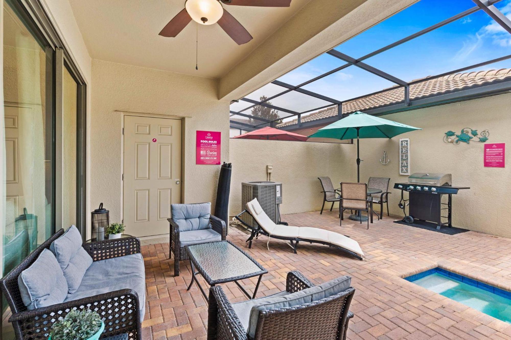 Townhome With Private Pool, Bbq & Free Waterpark Kissimmee Exteriör bild